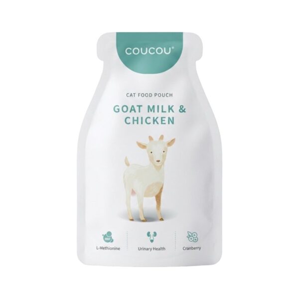 CouCou Pouch Goat Milk Chicken Wet Food